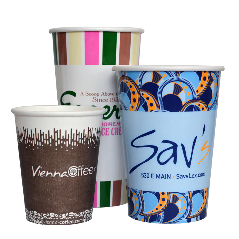 Custom Paper Drink / Soda Cups - Frozen Solutions