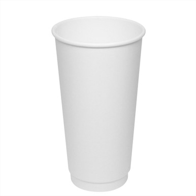 20oz Insulated Paper Hot Cup - White 90mm 300ct - Frozen Solutions