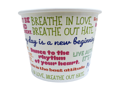 12oz Ice Cream/Froyo Cups 102mm 1000ct Mantra - Frozen Solutions