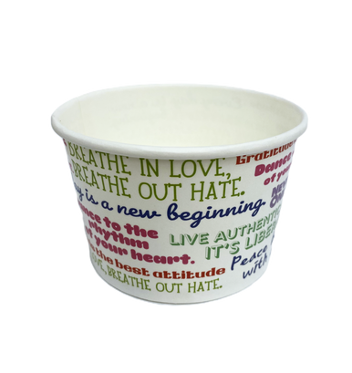 5oz Ice Cream/Froyo Cups 87mm 1000ct Mantra - Frozen Solutions