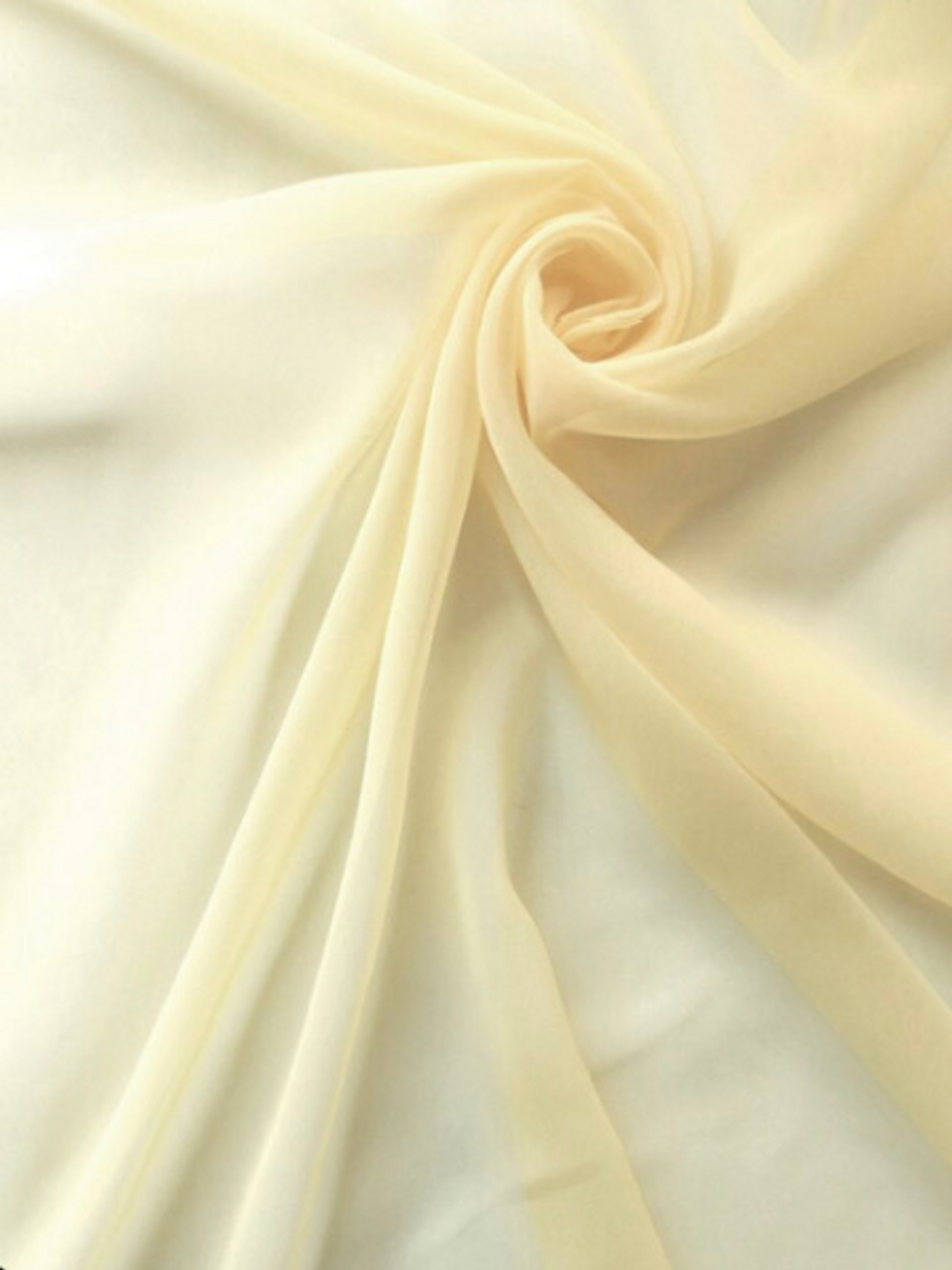 Polyester Chiffon Champagne - Sew Much Fabric