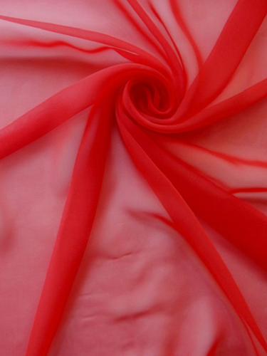 Polyester Chiffon Red Polyester Chiffon Red