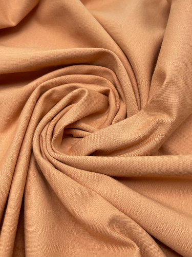 Tawny Peach Cotton Spandex Knit Tawny Peach Cotton Spandex Knit