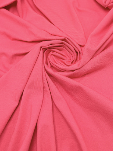 Sea Coral Cotton/Spandex Knit