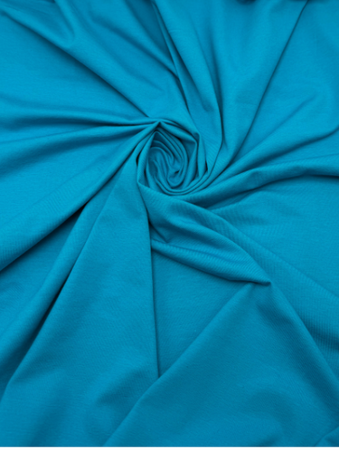 Aquatic Blue Cotton/Spandex Knit