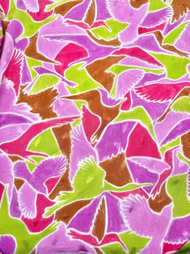 Tropical Flight Viscose Fine Faille
