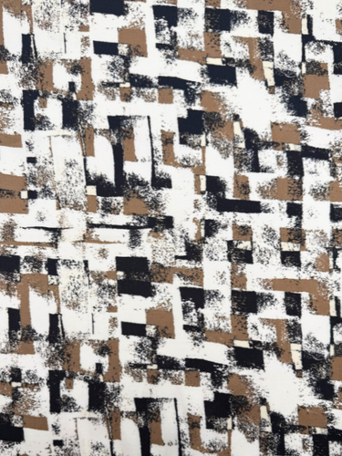 Painted Blocks Viscose Charmeuse