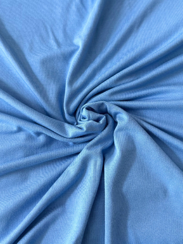 Cornflower Blue Bamboo Jersey Knit
