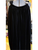 Black Pleated Stretch Velvet Black Pleated Stretch Velvet
