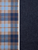Navy/Caramel/Sky Blue Reversible Plaid Coating