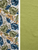 Cream/Olive/Teal Blue Tropical Leaf Cotton Batiste Cream/Olive/Teal Blue Tropical Leaf Cotton Batiste