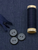 Gutermann Thread #272, YKK Invisible #919, Buttons: Frosted Blue