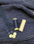 Gutermann Thread #267, 506, YKk Invisible Zipper #560, Button: Hayride, Navy 2-Hole Matte