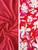 Raspberry Floral Viscose Charmeuse
