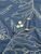 Denim Blue Botanical Embroidered Linen/Rayon Blend