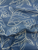 Denim Blue Botanical Embroidered Linen/Rayon Blend