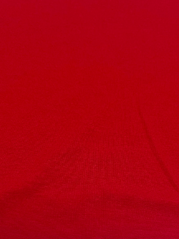 Red Rayon Jersey Knit - Sew Much Fabric