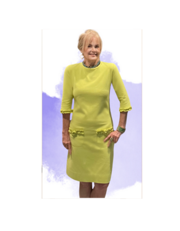 Chartreuse Cotton/Spandex Knit