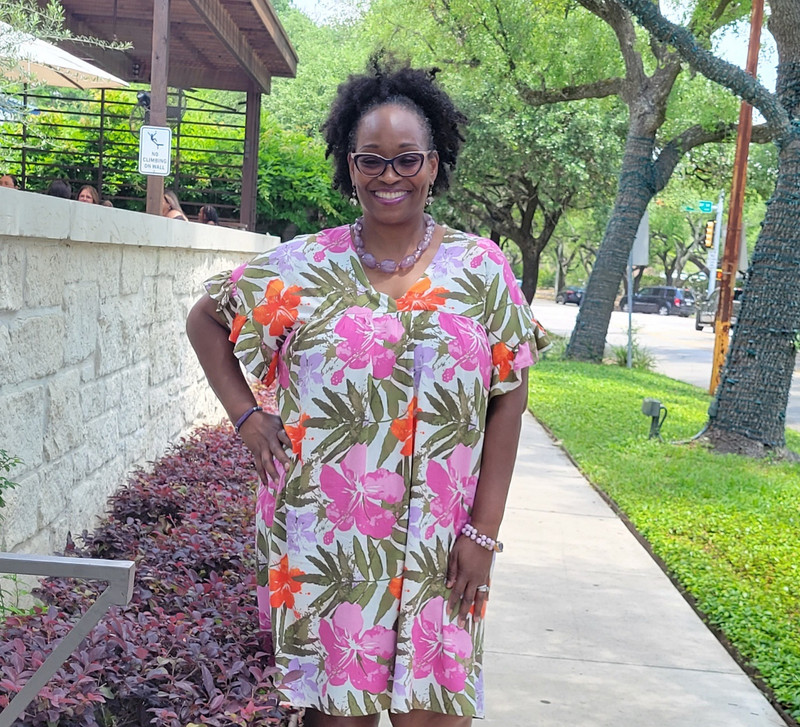 White/Pink/Orange Floral Viscose Challis