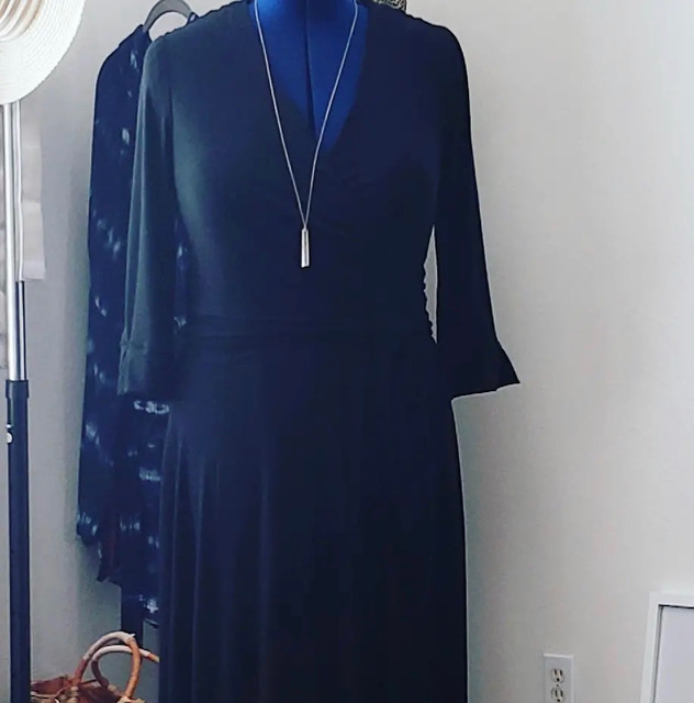 Black Rayon Jersey Knit