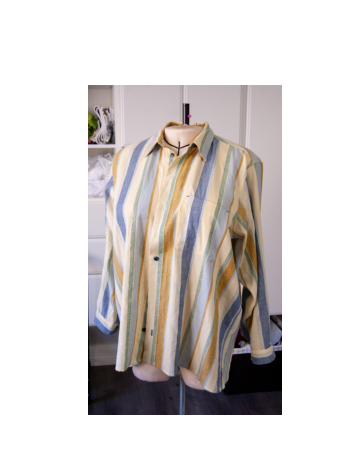 Sewing a Custom Men’s Shirt in Linen/Cotton Blend