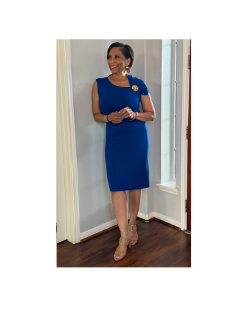 Cobalt 11oz Jersey Knit for a Special Occasion