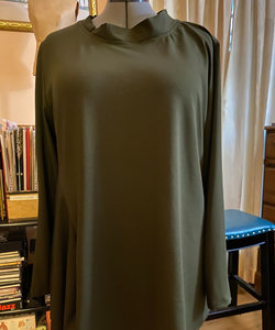 Army Green Rayon Jersey Knit