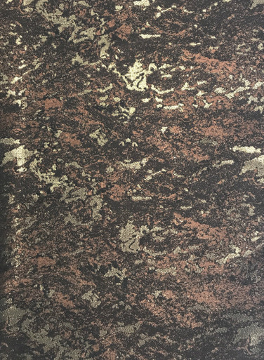 Copper/Dark Chocolate /Gold Lurex Brocade - Sew Much Fabric