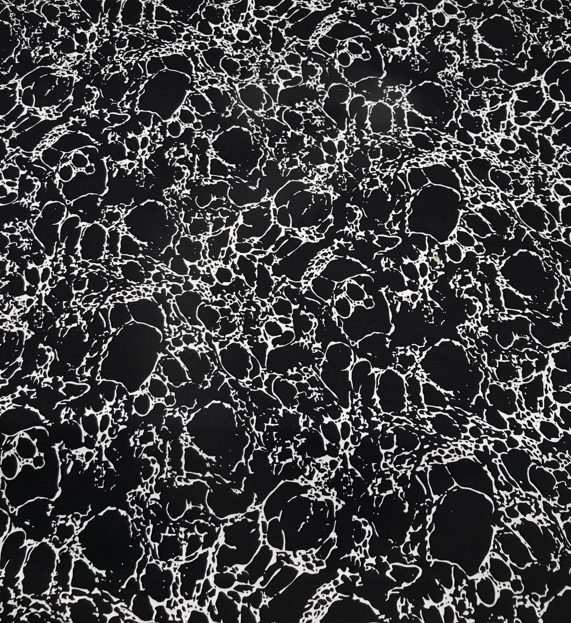 Darkest Navy/White Print Cotton Stretch Sateen
