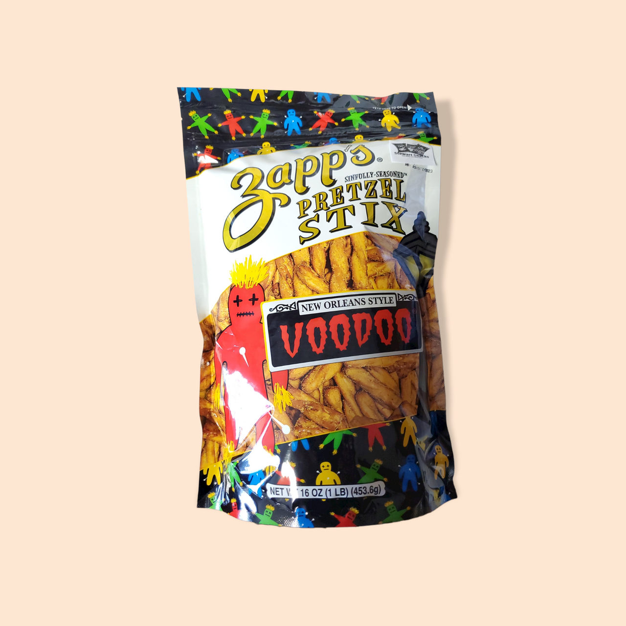 ZAPP'S VOODOO PRETZEL STIX 1/ 16oz BAG stewartsnacks