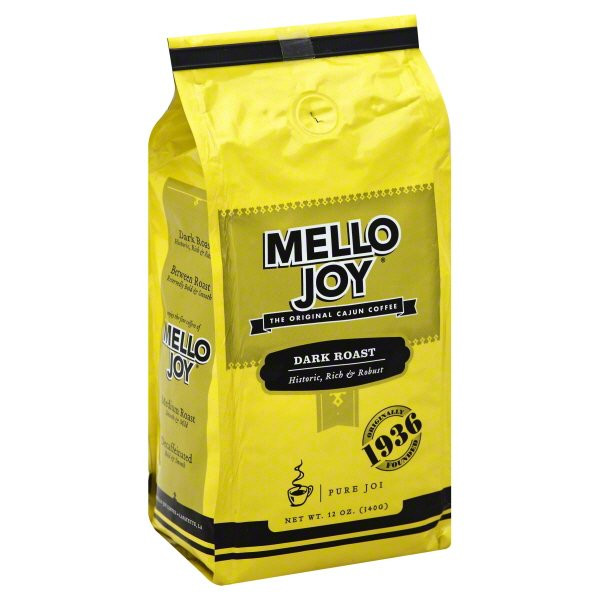 Mello Joy Dark Roast Ground Coffee 12oz Bag | stewartsnacks