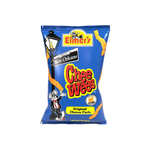 Elmer's Chee-Wees Original Cheese Curls, 3 oz (Case of 15)