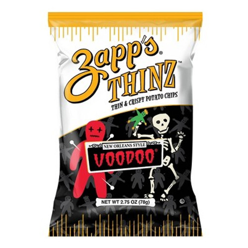 Zapp's Thinz New Orleans Style Voodoo Potato Chips
Utz Zapp's Thinz Voodoo - 2.75oz
Our New Orleans Thin Style Chips are perfectly cooked to a crispy texture and seasoned with dangerously daring and delicious flavors to deliver a bold .. Zapp's Thinz New Orleans Style Voodoo Potato Chips
Utz Zapp's Thinz Voodoo - 2.75oz
Our New Orleans Thin Style Chips are perfectly cooked to a crispy texture and seasoned with dangerously daring and delicious flavors to deliver a bold ..