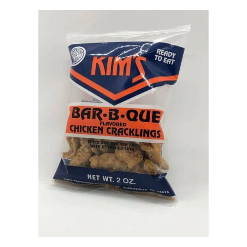 Kim's BBQ Chicken Cracklings, 2 oz (Pack of 12)