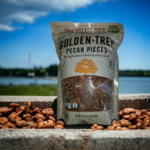 The pure flavor of Golden Tree Pecans enhances the natural goodness of your most treasured recipes. Use them in appetizers, salads, desserts or main courses.