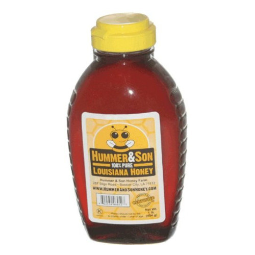 Hummer & Son Pure Louisiana Raw Unfiltered Honey, 16 oz