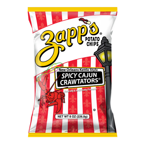 Zapp's Spicy Cajun Crawtators 8 oz kettle chips