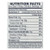 Nutritional facts