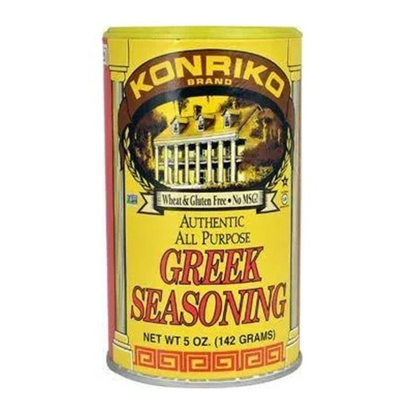 Konriko Greek Seasoning, Gluten Free, No MSG, 5 oz