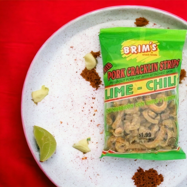 LIME-CHILI FLAVORED PORK CRACKLINS