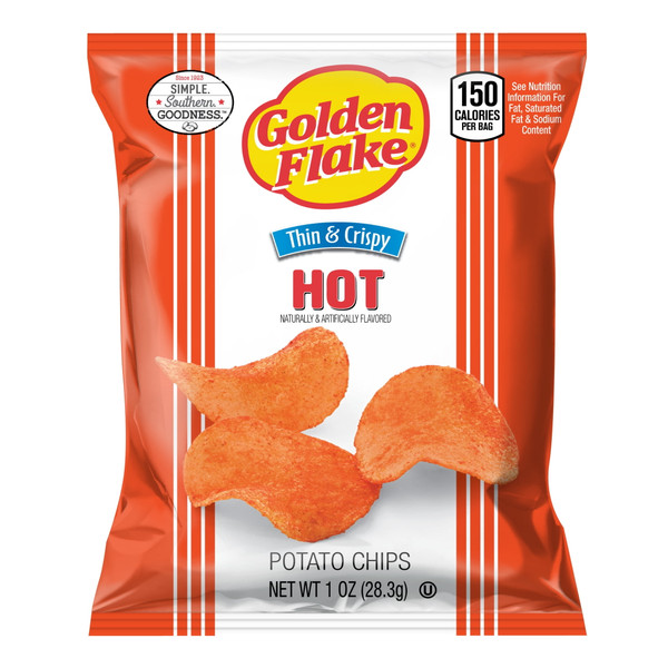 Golden Flake Hot Chip 1oz/ 42ct