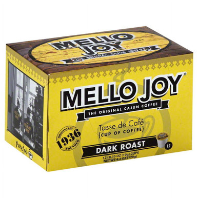 Mello Joy Dark Roast Single Serve Cups, Box of 12 | stewartsnacks