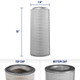 Donaldson Torit P134158 OEM Replacement Filter