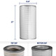Torit/Donaldson P199407 OEM Replacement Filter