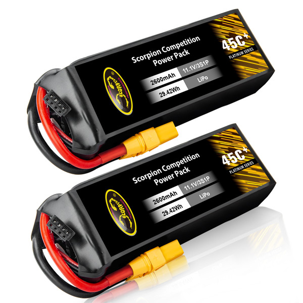 2600mAh 45C 11.1V