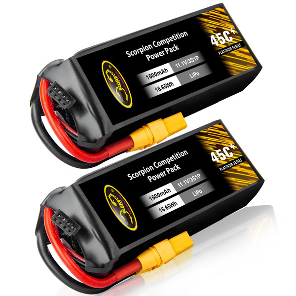 1500mAh 45C 11.1V