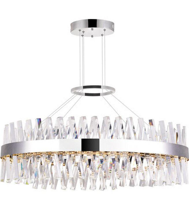 LED Chandelier with Chrome Finish 1220P40-601-O