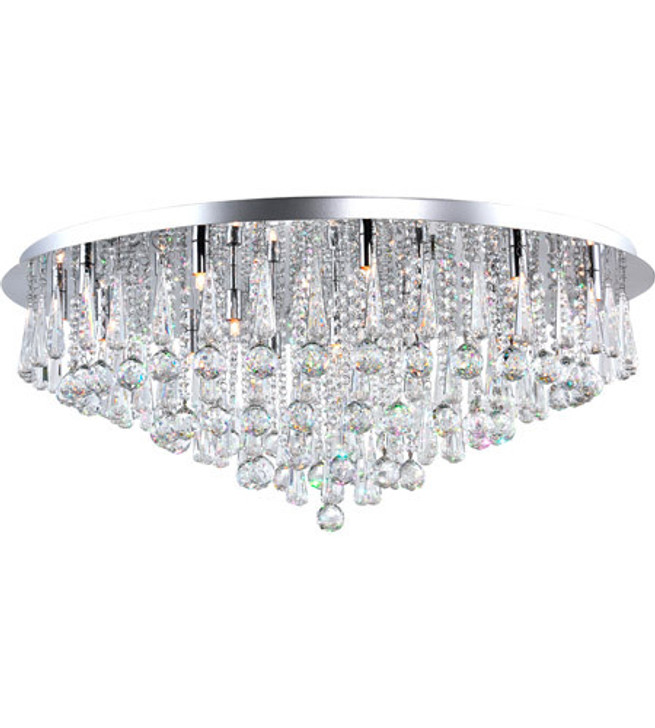 21 Light  Flush Mount with Chrome finish 5035C38C-R