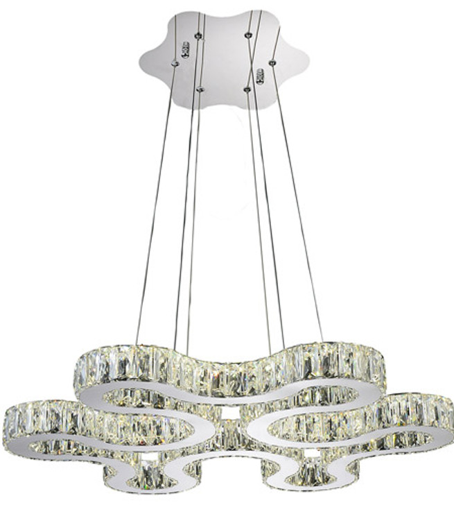 LED  Chandelier with Chrome finish 5616P27ST-R