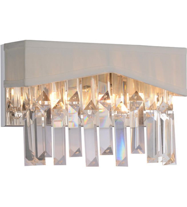 2 Light Wall Sconce with Chrome finish 5674W10C-W